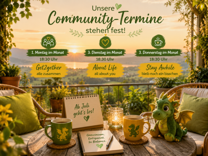 📅 Unsere Community-Termine stehen fest!