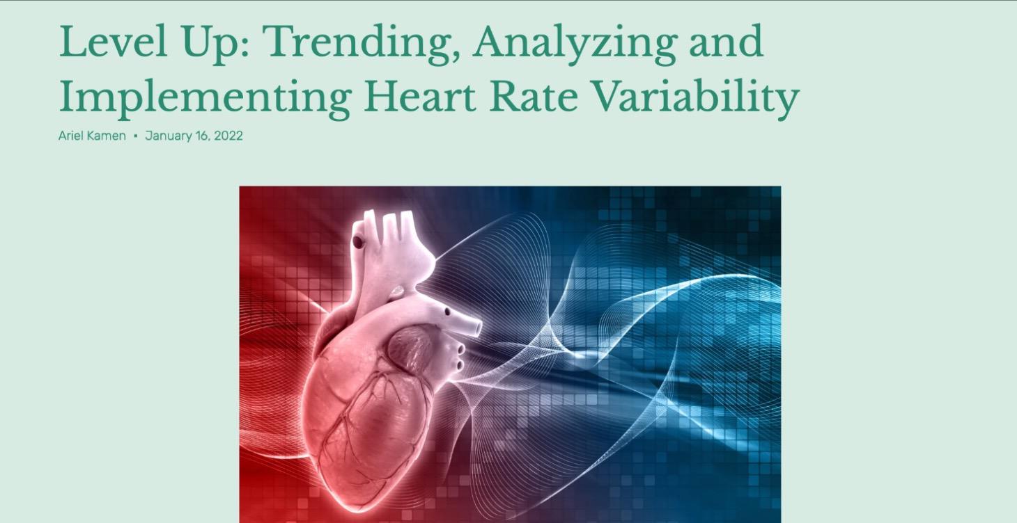 All things HRV (Heart Rate Variability)