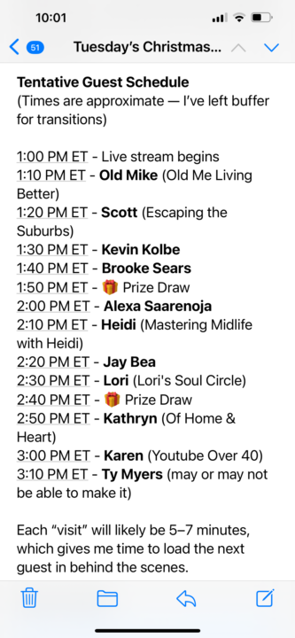 Rob The Maritimer very special Christmas livestream!