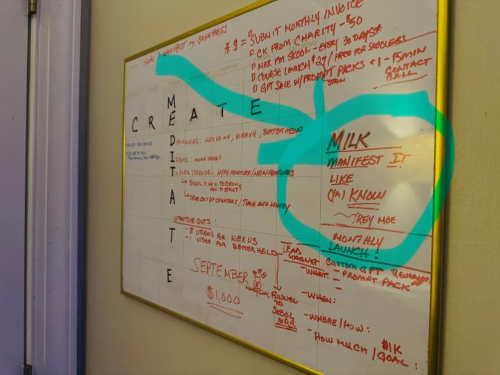 Documenting my journey: Whiteboard