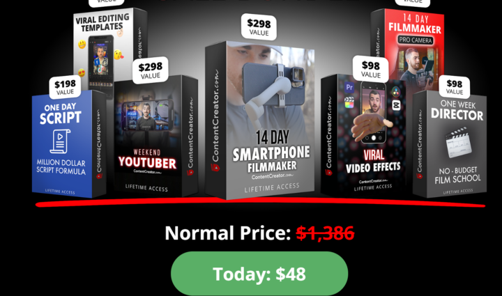 $48 for $1386 worth of content