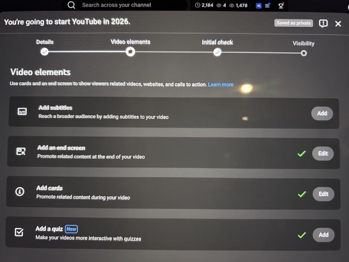 Have you tried the new "Add a quiz" feature when uploading a video? 