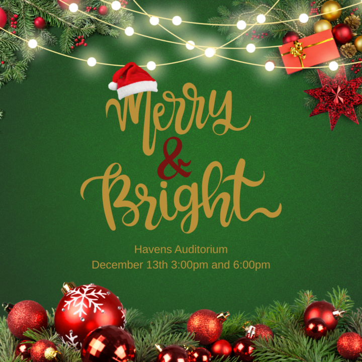 Christmas Dance Recital Design