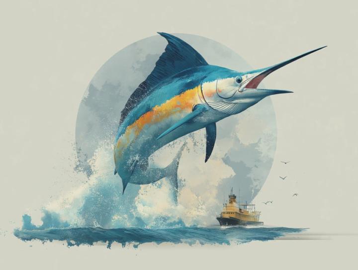 Jumping Marlin