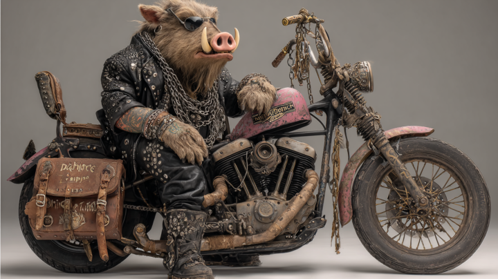Wild Boar on a Hog