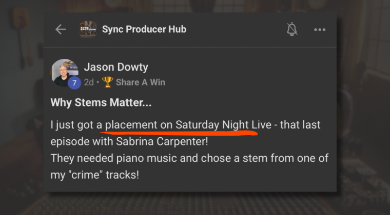Sync Producer Hub