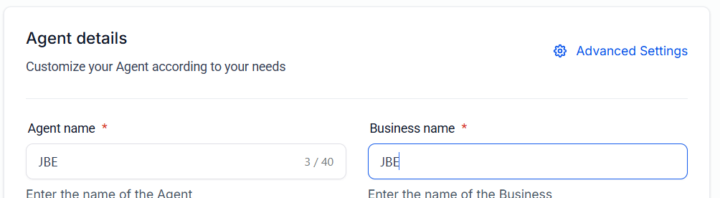 Voice AI saying wrong business name