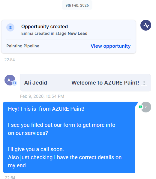 How do we setup bot for New Leads from FB Lead Form with Automations?