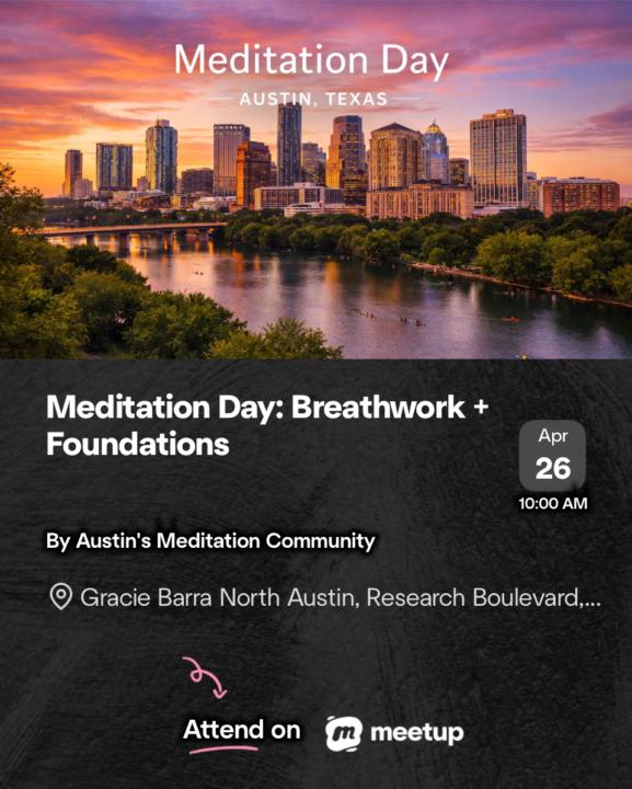 1-Day Meditation Retreat Open For RSVP