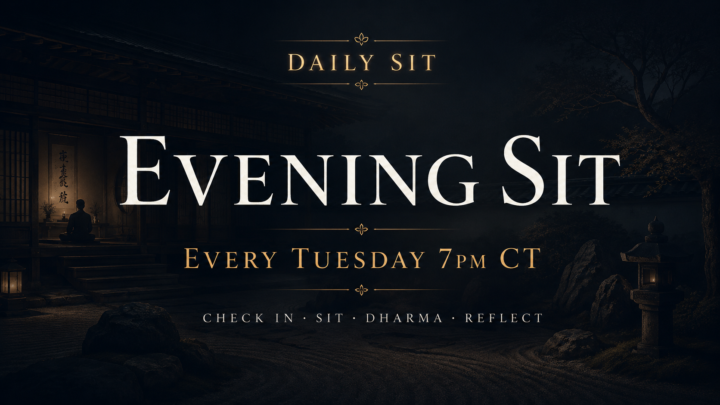 Meditation Tonight, 7PM CST