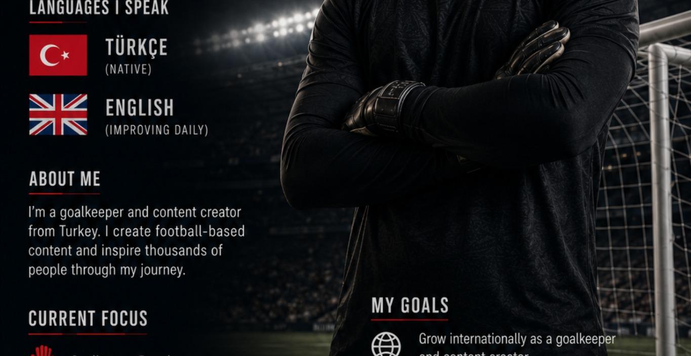You improve the goalkeeping