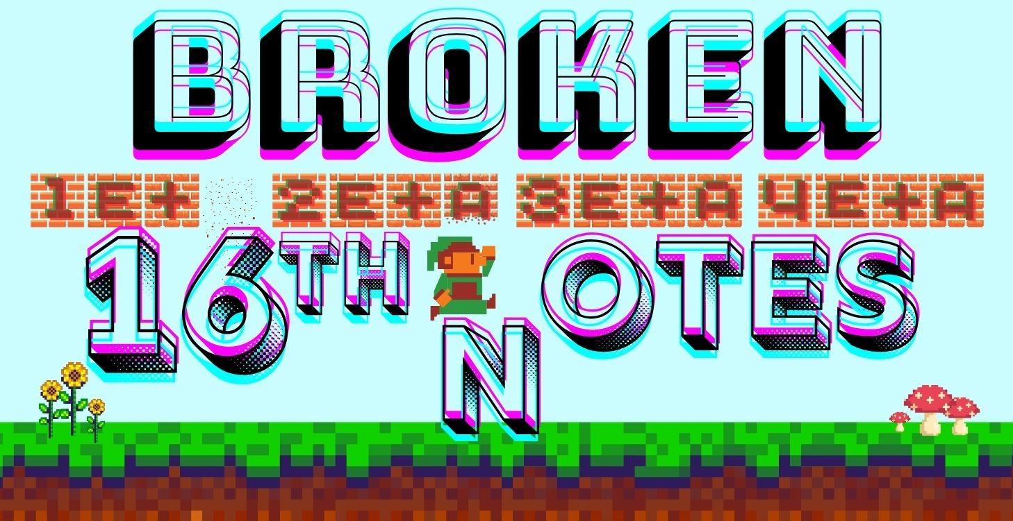 Broken 16th note rhythms