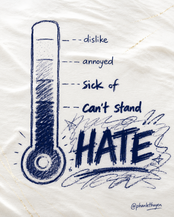 NGỪNG DÙNG TỪ "HATE" NẾU BẠN MUỐN ĐƯỢC LẮNG NGHE