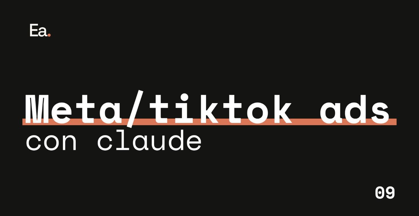 Meta ads/tiktok ads con claude