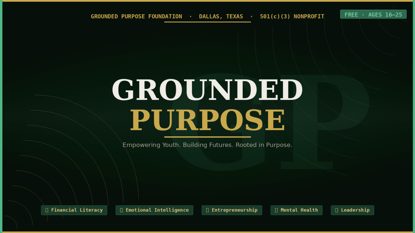 Grounded Purpose Foundation
