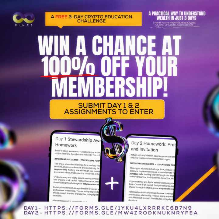 STAND A CHANCE TO WIN A  100% TUITION FREE MEMBERSHIP