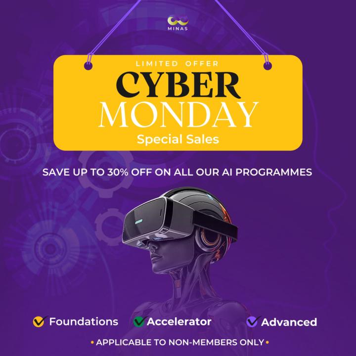 🚀 Cyber Monday: 30% OFF All AI Programs for Non-Members!  
