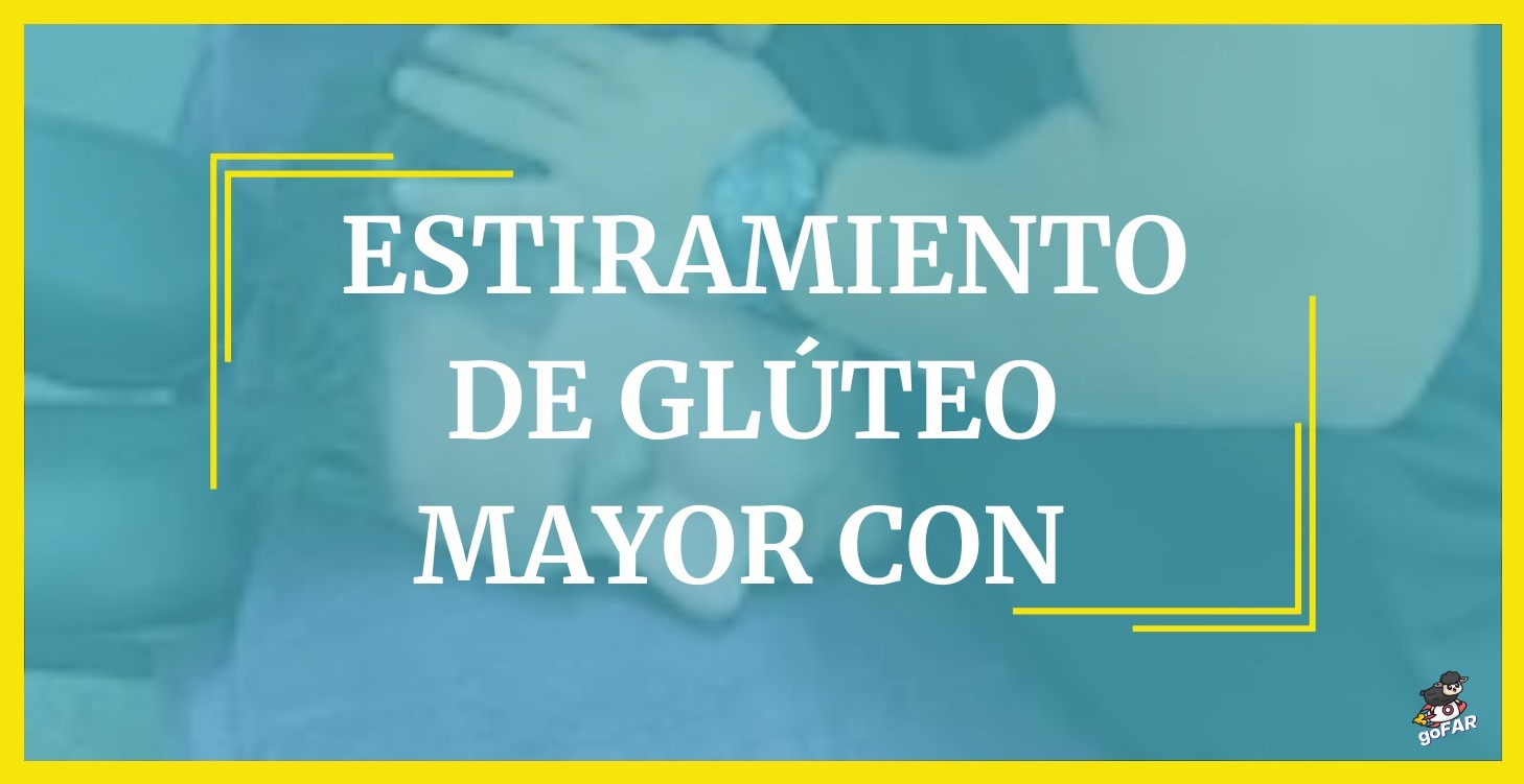 Estiramiento de Glúteo Mayor con Apoyo de laPared