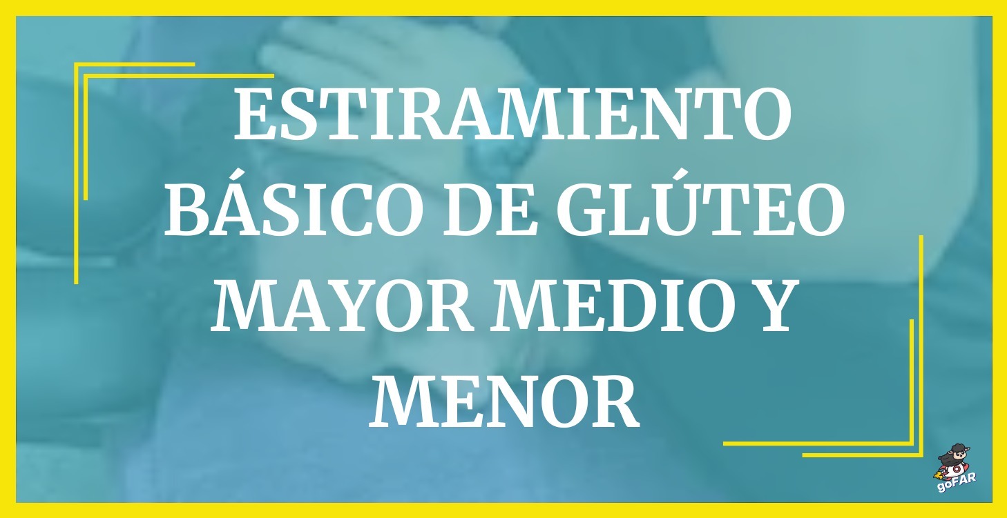 Estiramiento Básico de Glúteo Mayor Medio y Menor