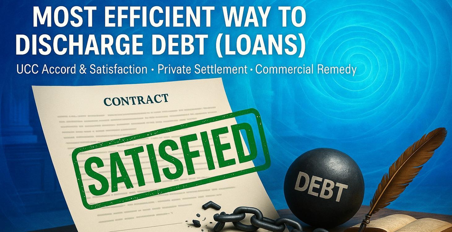 Most Efficient Way to Discharge Debt (Loans)