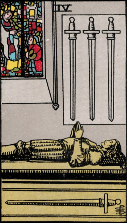 A Tale of Two Cards Tuesday! 📖: 4 of Swords & The Devil