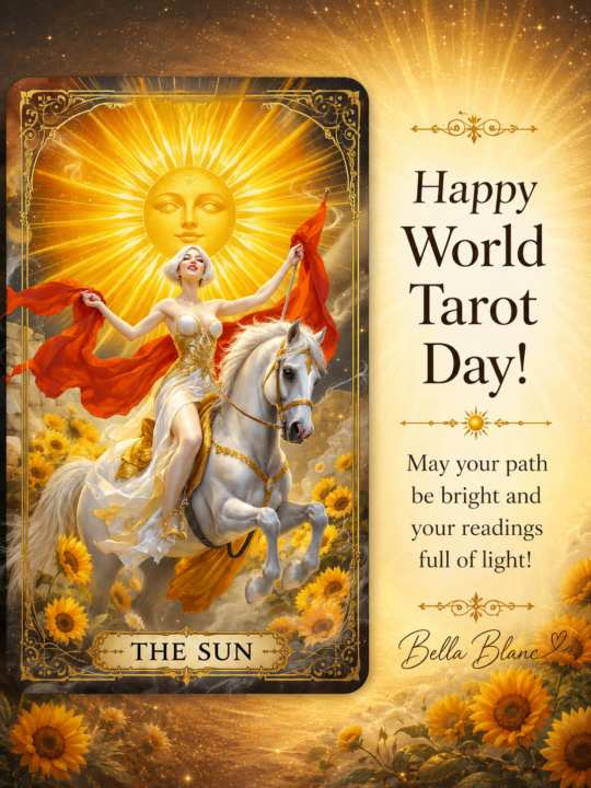World Tarot day wishes from Bella!