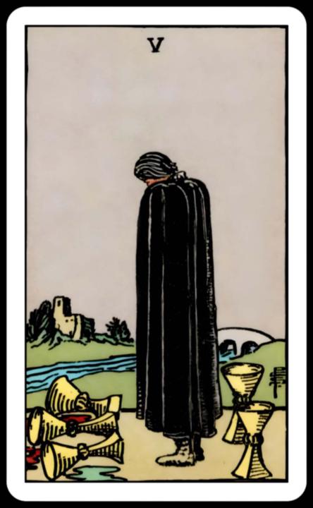 April 25- 5 of Cups 
