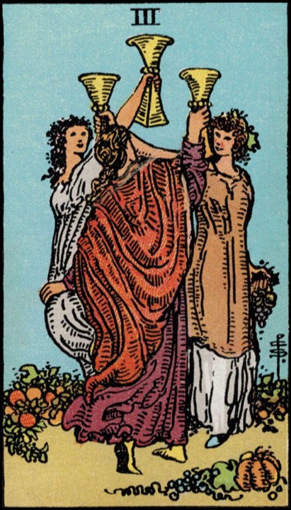 MONDAY MAYHEM! Keyword Skills! 🤪 3 of Cups