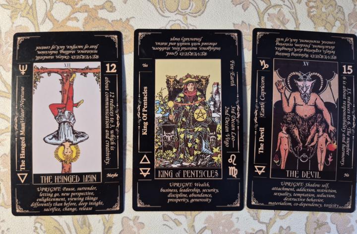 May 3 card of the day, king of pentacles