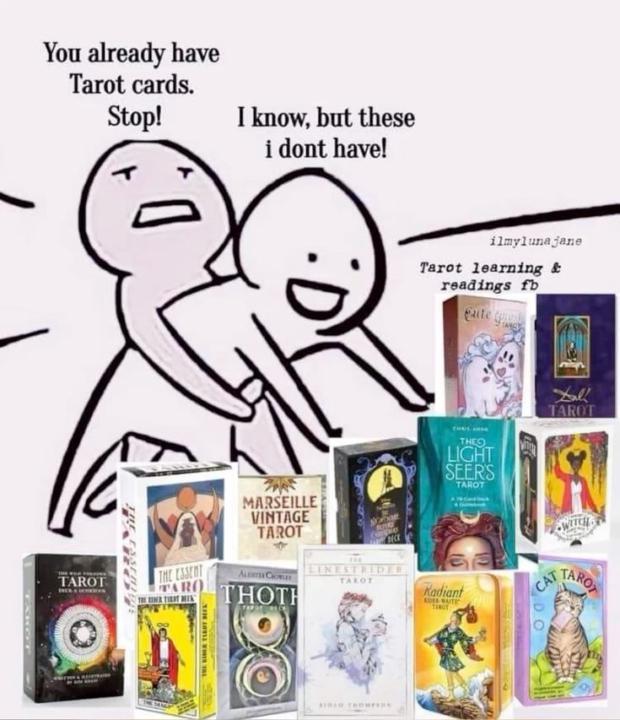 From the woman who doesn't know how to read Tarot