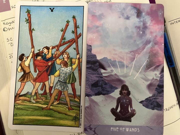 5 of wands 
