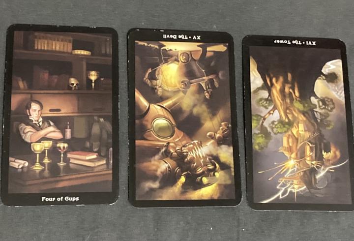 Steampunk Tarot Reading (for myself) 