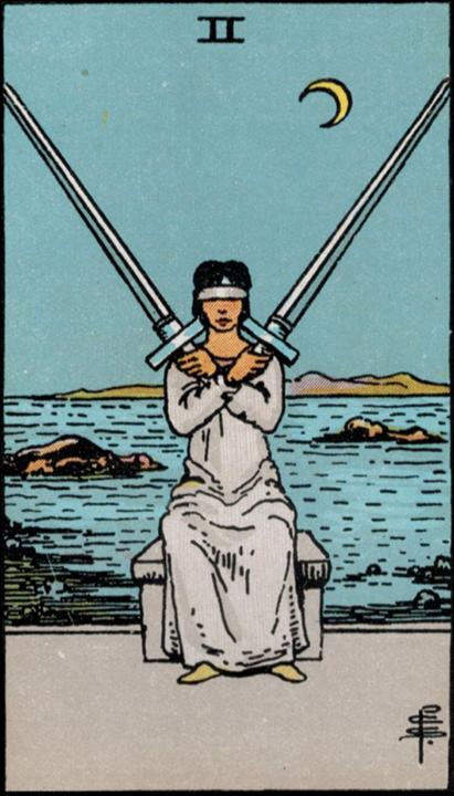 A Tale of Two Cards Tuesday! 📖: 2 of swords & 6 of Pentacles 
