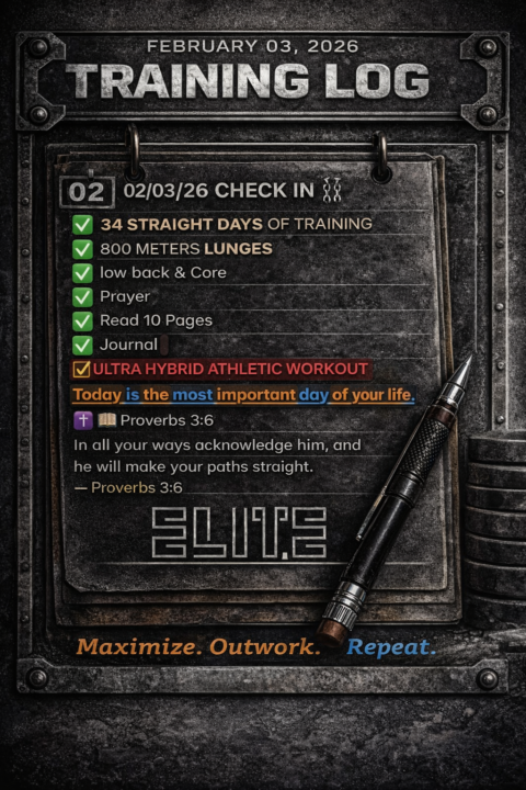 02/03/26 — Training Log