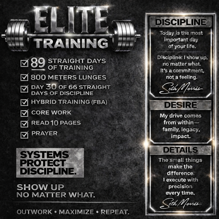 TRAINING LOG 3/30