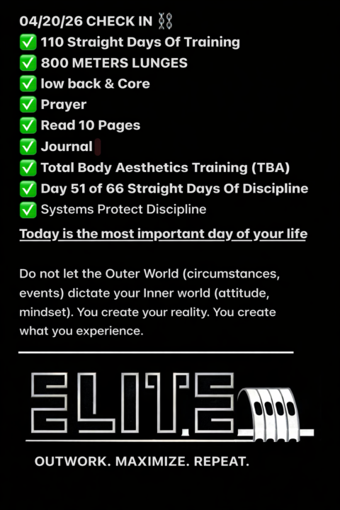 Training Log Journal 