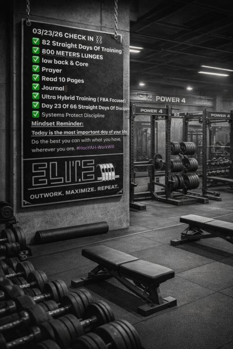 Training log 3/23/26