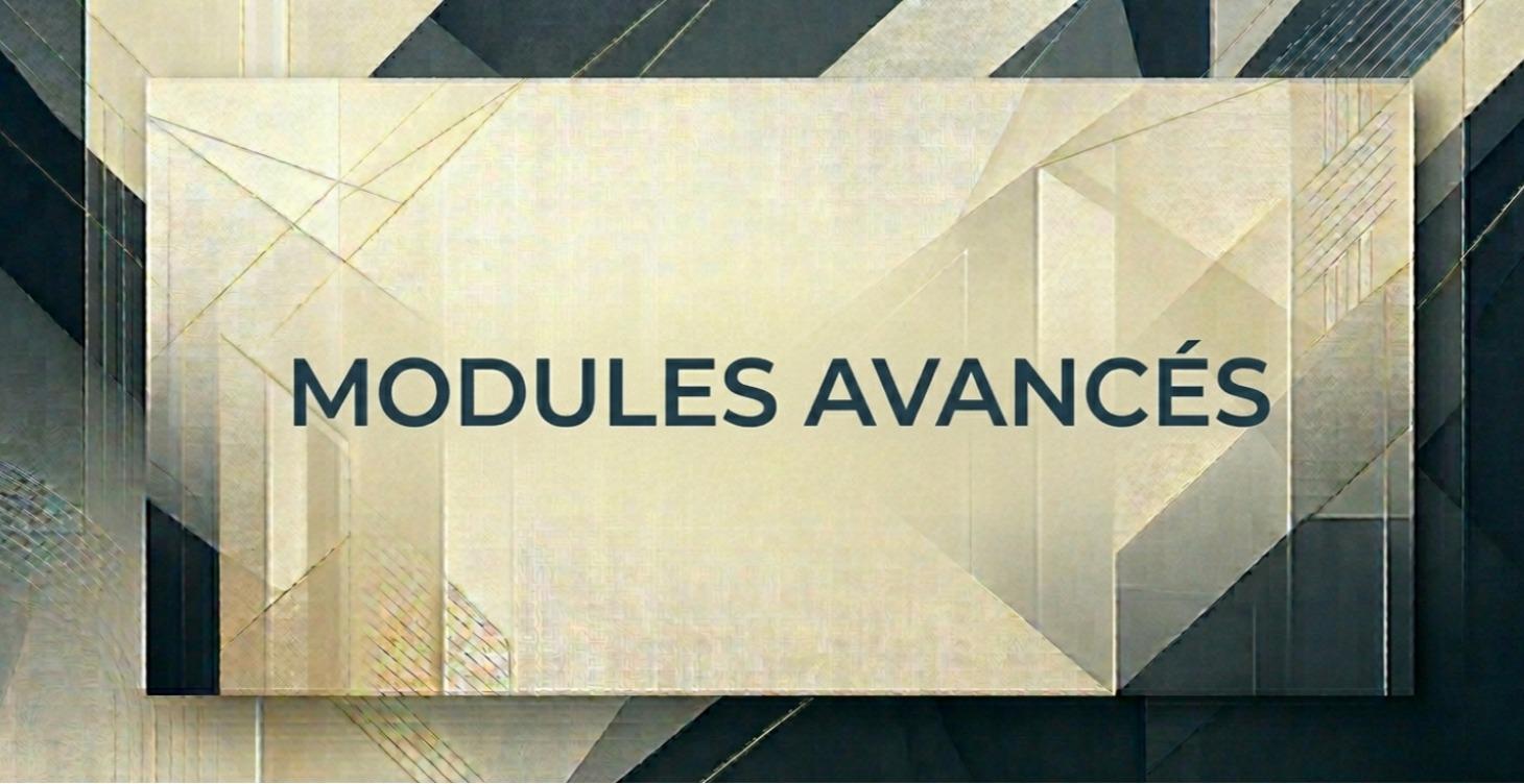 MODULES AVANCÉS