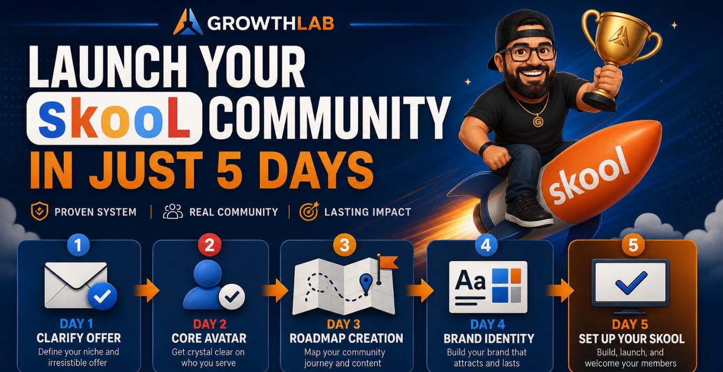 🔥 THE 5-DAY “LAUNCH YOUR SKOOl" CHALLENGE