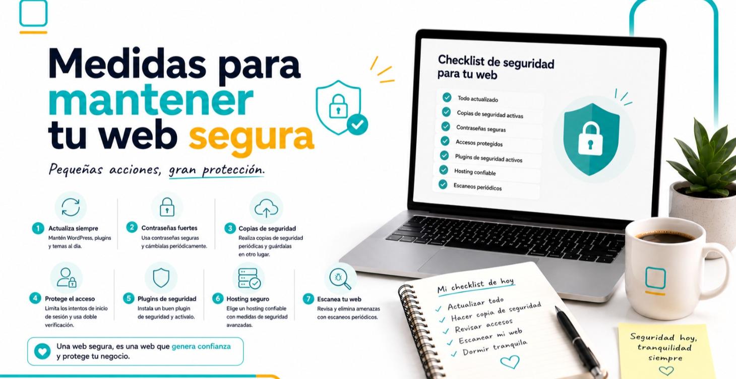 Medidas para mantener tu web segura