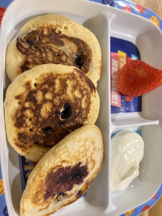 What was on the breakfast menu today?