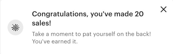 ETSY Test going well….