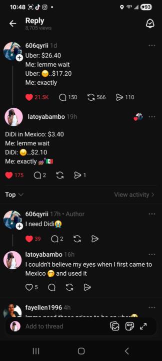 Yesterday I hijacked somebody’s post on Threads… 