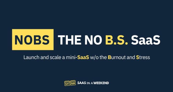 The No B.S. SaaS