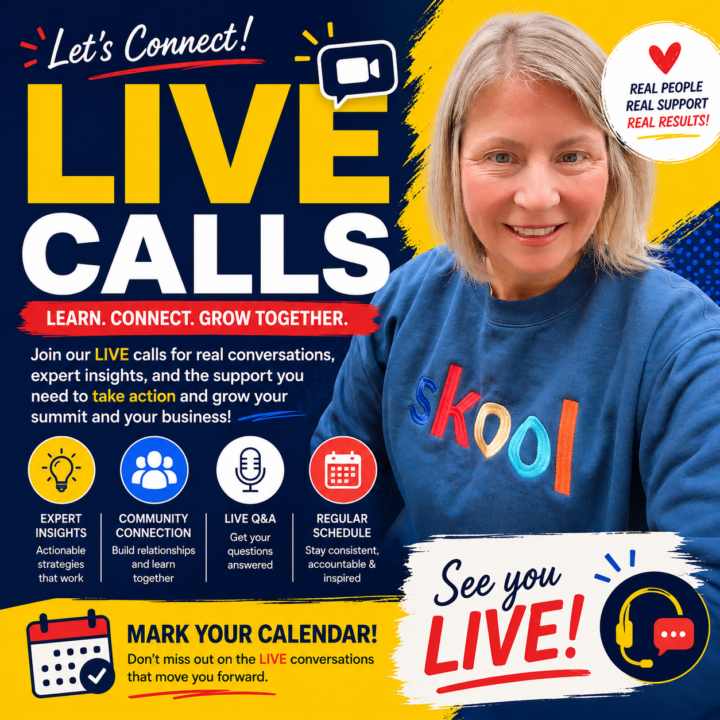 🗓️ Mark Your Calendar - LIVE Calls