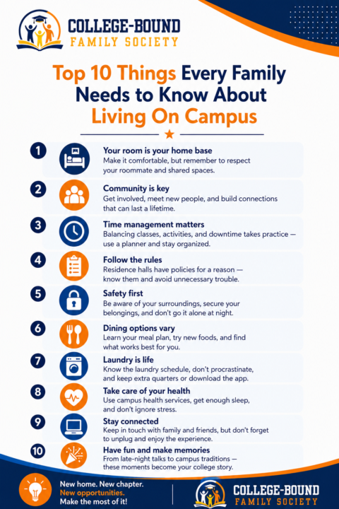 Top 10 Things to Know About Living On Campus