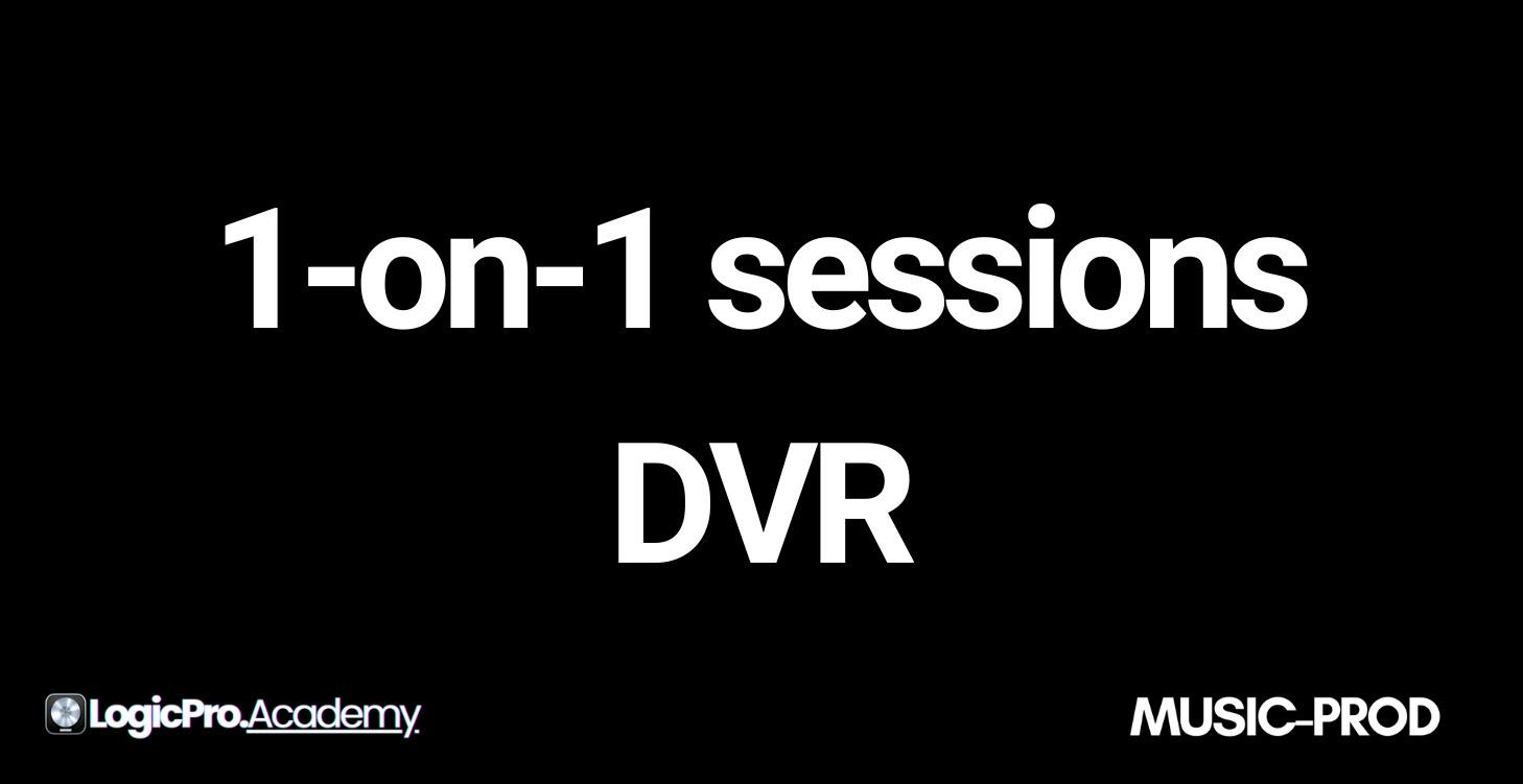 1-on-1 sessions DVR (x3)