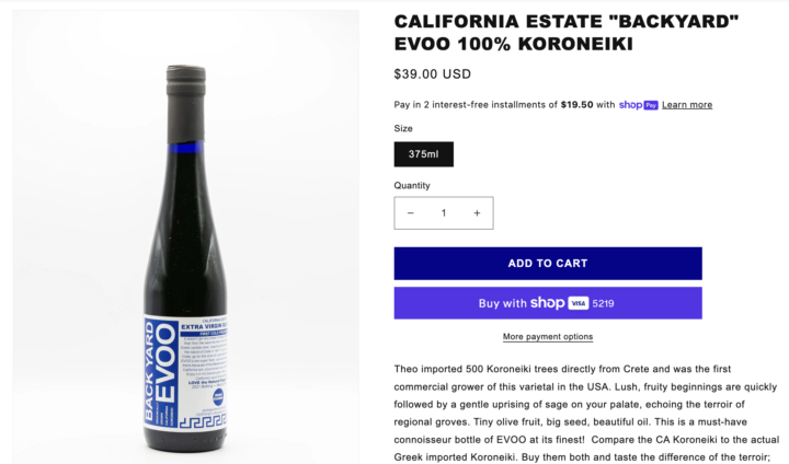 Found the REAL Olive Oil I Love in California