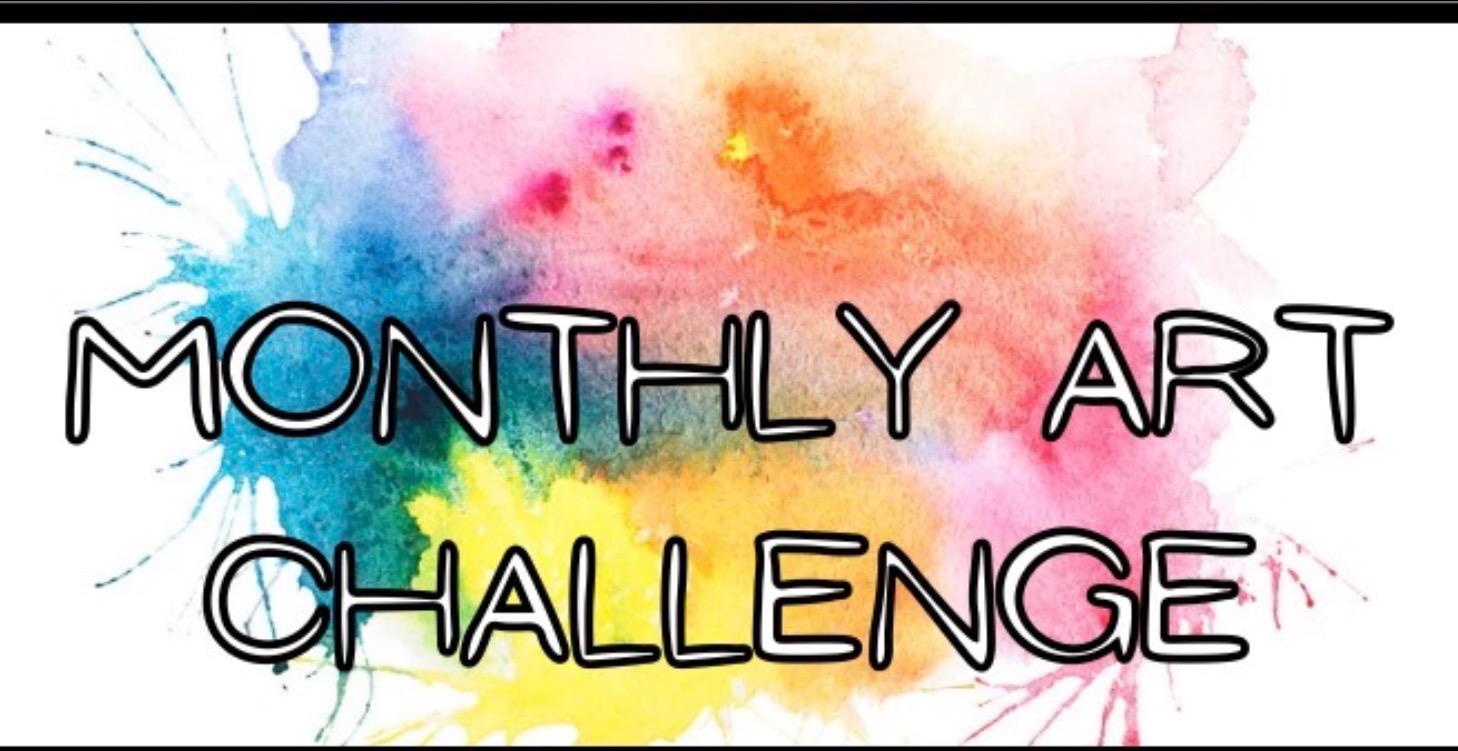 Monthly Art Challenge with Reveal Day