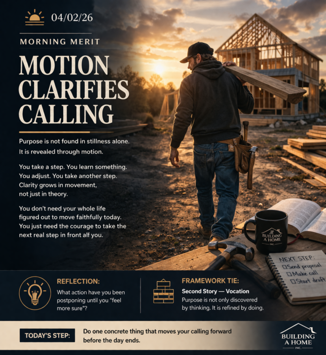 🌤 Morning Merit | 04/02/26 | Motion Clarifies Calling